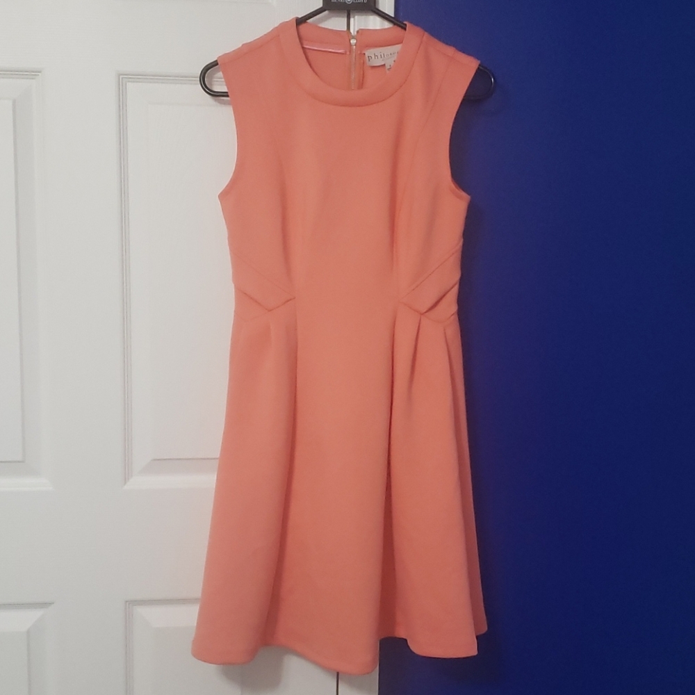 Philosophy dress peach